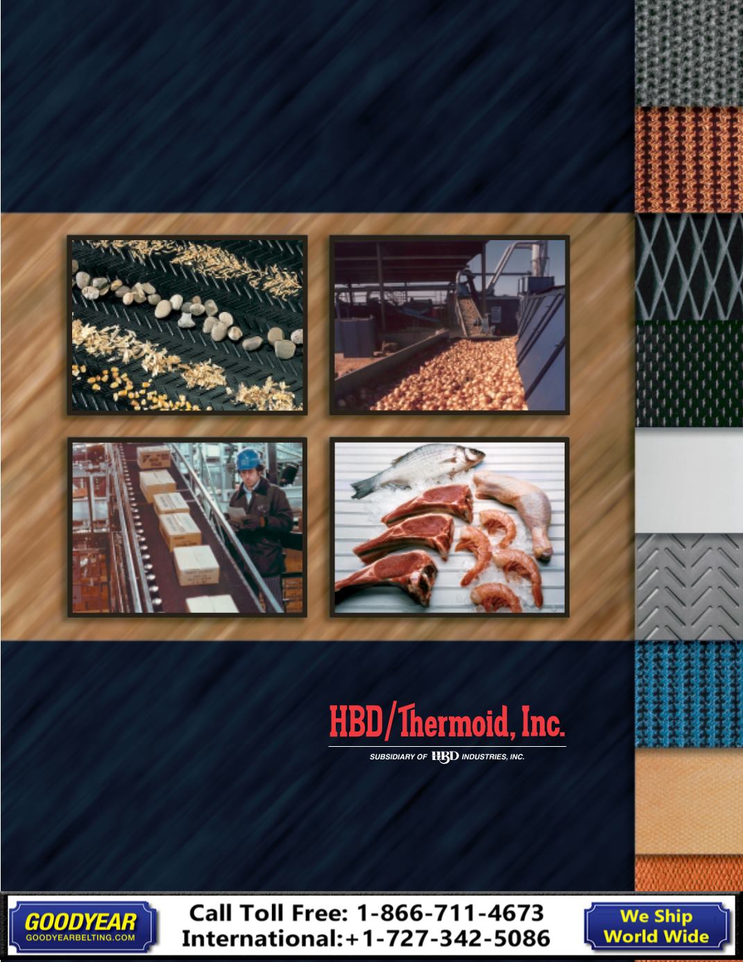 Thermoid LW Rubber Conveyor Belt Goodyear Belting 8667114673