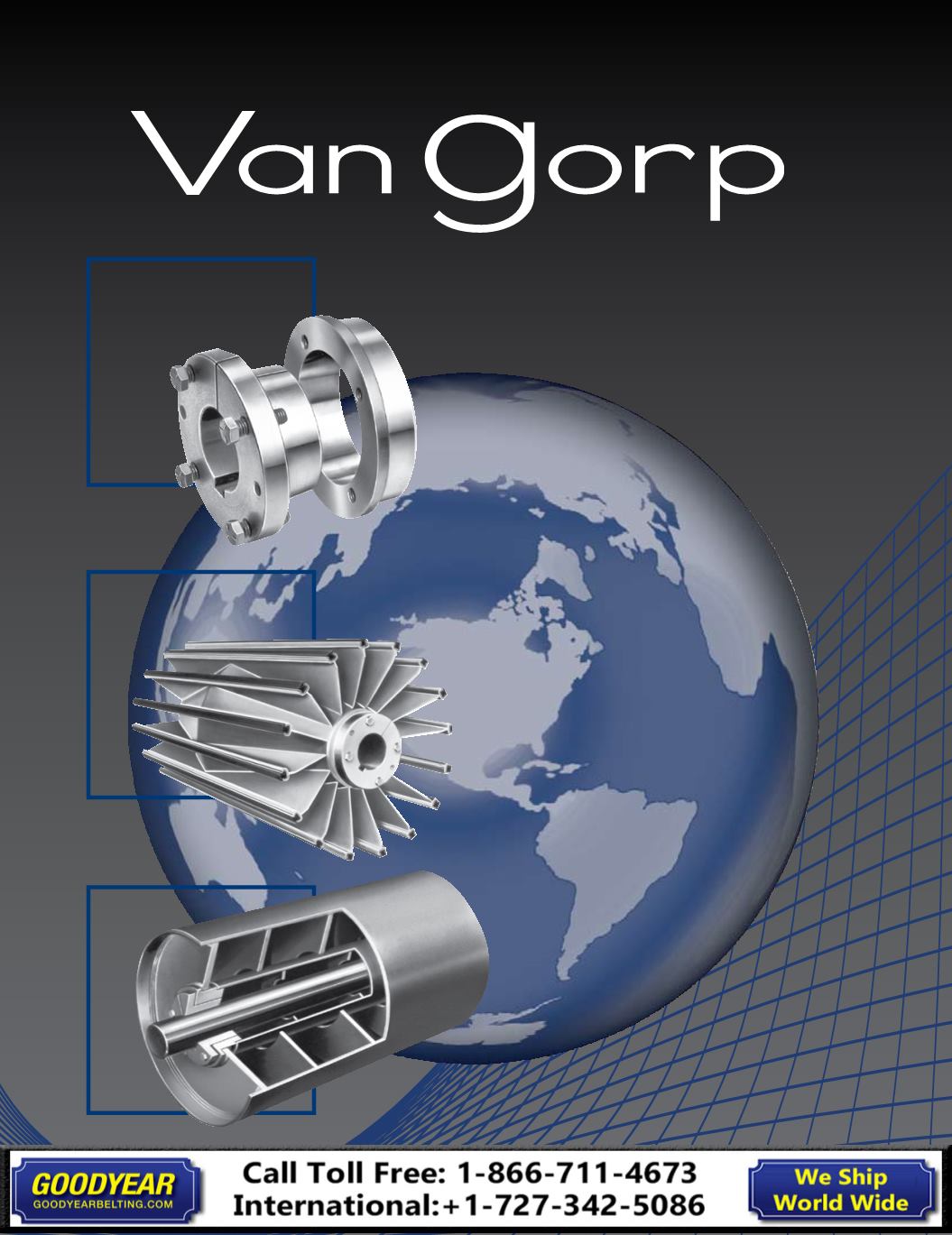 Van Gorp Conveyor Pulleys Goodyear 8667114673