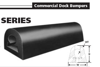 Dock Bumper Rubber 13x4x12 In. 