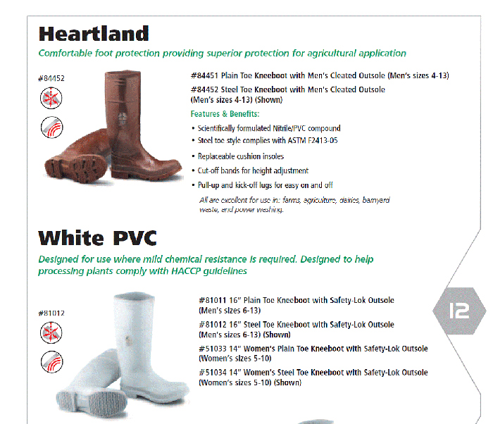 Details about   NEW OnGuard Steel Toe Poly Wolf Pac Steel Shank BOOTS ASTM F2413-05 Sz 9 OR 10 